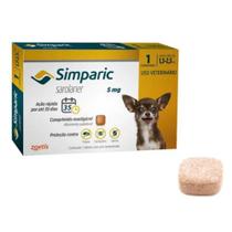 Simparic 5mg Zoetis 1 comp - Antipulgas Cães Simparic 5mg Zoetis 1 comp - Antipulgas Cães