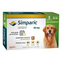 Simparic 80mg Combo Antipulgas e Carrapatos Em Cães - Zoetis