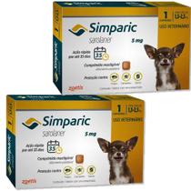 Simparic Antipulgas 1,3 A 2,5kg - Kit 2 Unidades