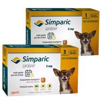 Simparic Antipulgas Caes 1,3 A 2,5kg C/ 4 Comprimidos Simparic Antipulgas Caes 1,3 A 2,5kg C/ 4 Comprimidos