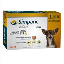 Simparic Antipulgas e Carrapatos Cães 1,3 A 2,5kg Simparic Antipulgas e Carrapatos Cães 1,3 A 2,5kg