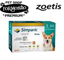 Simparic para Cães de 10,1 a 20 Kg 1 COMP - Zoetis