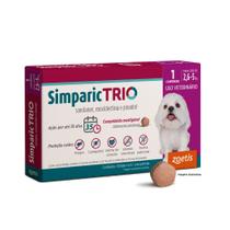Simparic Trio 6mg (2,6 a 5kg ) 1 Comprimidos Simparic Trio 6mg (2,6 a 5kg ) 1 Comprimidos