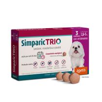 Simparic Trio 6mg (2,6 a 5kg ) 3 Comprimidos