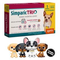 Simparic Trio Cães 3Mg C/ 1 Comprimido + Surpresa Simparic Trio Cães 3Mg C/ 1 Comprimido + Surpresa