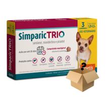 Simparic Trio Cães 3Mg C/ 3 Comprimidos + Surpresa Simparic Trio Cães 3Mg C/ 3 Comprimidos + Surpresa