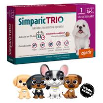 Simparic Trio Cães 6Mg C/ 1 Comprimido + Surpresa