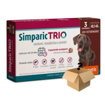 Simparic Trio Cães 72Mg C/3 Comprimidos + Surpresa Simparic Trio Cães 72Mg C/3 Comprimidos + Surpresa