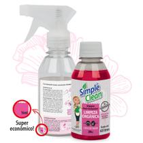 Simple Clean Limpeza Orgânica Detergente neutro biodegrádavel super concentrado 200ml rende até 60L