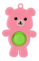 Simple Dimple Fidget Toy Pop Bubble Sensorial Ursinho Rosa