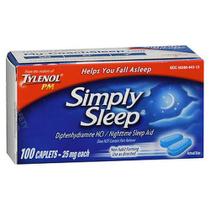 Simplesmente dormir nighttime sleep aid caplets 100 guias por simplesmente dormir