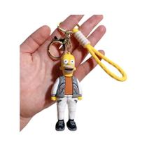 Simpsons Disney Figura Dos Desenhos Animados Chaveiro Para Mulheres Homens Crianças Fãs Mochila Saco