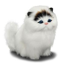Simulação de boneca de pelúcia Squeaking Cat Kitten de 15 cm para crianças