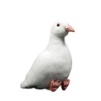 Simulação de brinquedo de pelúcia Cute White Pigeon 19cm Simulação de brinquedo de pelúcia Cute White Pigeon 19cm