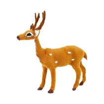 Simulação Rena Decorações De Natal Para Casa, Plush Deer, Xmas Elk, Ornamento De Ano Novo Simulação Rena Decorações De Natal Para Casa, Plush Deer, Xmas Elk, Ornamento De Ano Novo