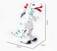 Simulado Spray de Chama Tyrannosaurus T Rex Dinossauro Brinquedo Crianças Andando Dinossauro Água Spray Luz Vermelha & Sons Realistas RC Robôs & Animais