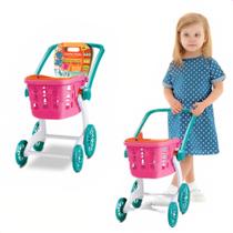 Simulador Carrinho De Compras Supermercado Brinquedo Infantil Menina