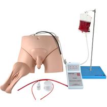 Simulador de Cateterismo Vesical, Lavagem Intestinal, Bissexual com Dispositivo de Controle - ANATOMIC