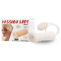 Simulador de Sexo Oral com Sucção e Saliências Internas - PASSION LADY MANDY