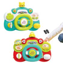 Simulador Volante Interativo Infantil Com Luz Sons Buzina
