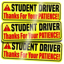 Sinais autocolantes magnéticos de carro ASSURED SIGNS Student Driver