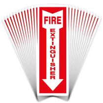 Sinais de extintor de incêndio OLANZU, pacote com 12, 10 x 30 cm, plástico premium Sinais de extintor de incêndio OLANZU, pacote com 12, 10 x 30 cm, plástico premium