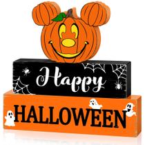 Sinais de mesa Sionoiur Halloween Mouse Pumpkin Decor 3 unidades Sinais de mesa Sionoiur Halloween Mouse Pumpkin Decor 3 unidades