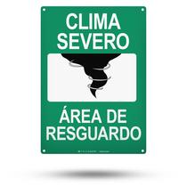 Sinal de área de abrigo para clima severo TRADESAFE Clima Severo Sinal de área de abrigo para clima severo TRADESAFE Clima Severo