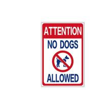 Sinal de aviso: não são permitidos cães: PVC transparente, autoadesivo, 10 unidades