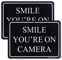 Sinal de aviso: sorria, você está no Camera Surveillance PVCClear