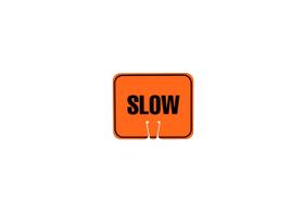 Sinal de cone de trânsito Cortina SLOW TRAFFIC 03-550-S 13x26cm Sinal de cone de trânsito Cortina SLOW TRAFFIC 03-550-S 13x26cm