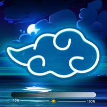 Sinal de néon Dleouly Anime LED Blue Cloud 30x18 cm USB