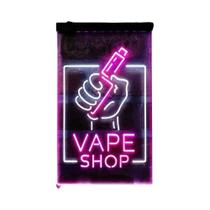 Sinal De Néon LED De Cor Dupla Para Loja De Vape Montado Na Parede Luz Decorativa Multiuso Esculpida