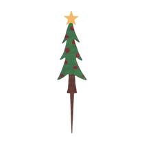 Sinal de quintal de Natal de metal Decoração de letras de metal Ornamentos de pátio de