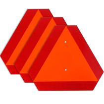 Sinal de veículo em movimento lento Safety Triangle, pacote com 3 unidades Ayifan Sinal de veículo em movimento lento Safety Triangle, pacote com 3 unidades Ayifan