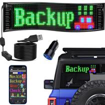 Sinal LED KJOY USB 5V Bluetooth App Control 14,6x3,6"