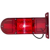 Sinaleira audiovisual smd led intermitente vermelha garen Sinaleira audiovisual smd led intermitente vermelha garen