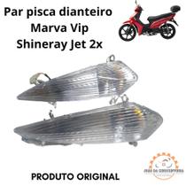 Sinaleira dianteira Shineray Jet 2x (Par)