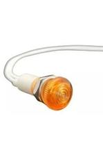 Sinaleiro 9mm olho de boi 220v amarelo lukma