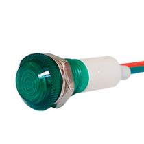 Sinaleiro 9mm olho de boi verde 24v lukma Sinaleiro 9mm olho de boi verde 24v lukma
