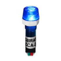 Sinaleiro Iluminado 9mm CCA-220B LED 127V / 220V Sibratec - Azul Sinaleiro Iluminado 9mm CCA-220B LED 127V / 220V Sibratec - Azul