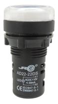 Sinaleiro Led 22Mm 110V Branco Ad22-22Ds Jrg