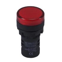Sinaleiro led ad22 22mm bivolt vermelho sibratec