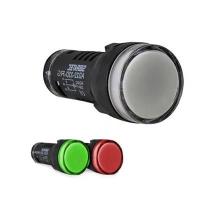 Sinaleiro led bicolor ad22-22ss 22mm 220v vermelho/verde