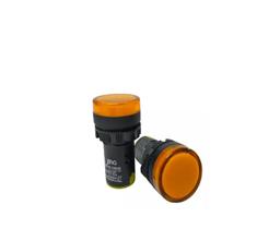SINALEIRO LED PLASTICO - FURO Ø 22,5mm - AD1622DY - AMARELO