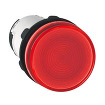 Sinaleiro Plástico 22mm Para Lâmpada Ba9s 250v Schneider Vermelho