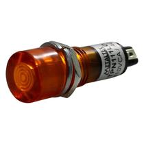 Sinaleiro Redondo 11mm 110VCA Laranja Metaltex