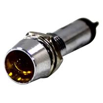 Sinaleiro Redondo 8mm 110V Laranja Metaltex