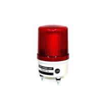 Sinaleiro Rotativo 100Mm Led Vermelho 220Vca Buzzer Metaltex