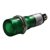 Sinaleiro Verde Redondo 11mm 220VCA Metaltex